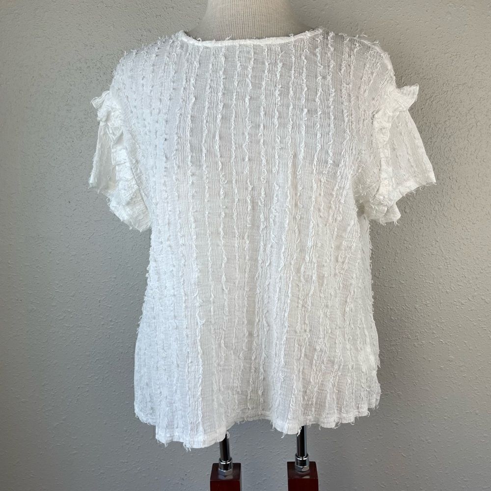 Ellison White Top Size L EUC